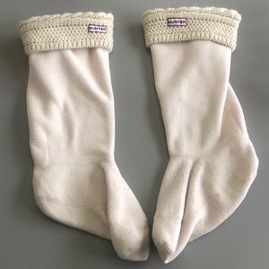 Hunter Boot Socks Cream